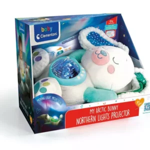 Plüss nyuszi White éjszakai fény, projektor Clementoni