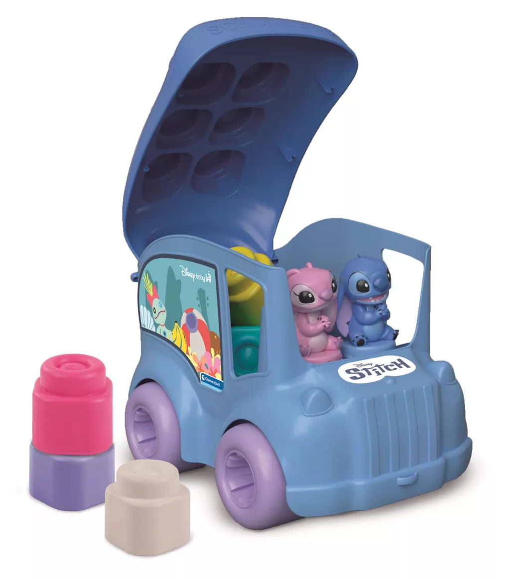 Disney Lilo és Stitch, A csillagkutya Clemmy szenzoros formaválogató busz Clementoni - Image 2
