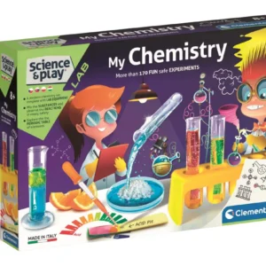 Kémialabor Test tudományos szett Clementoni