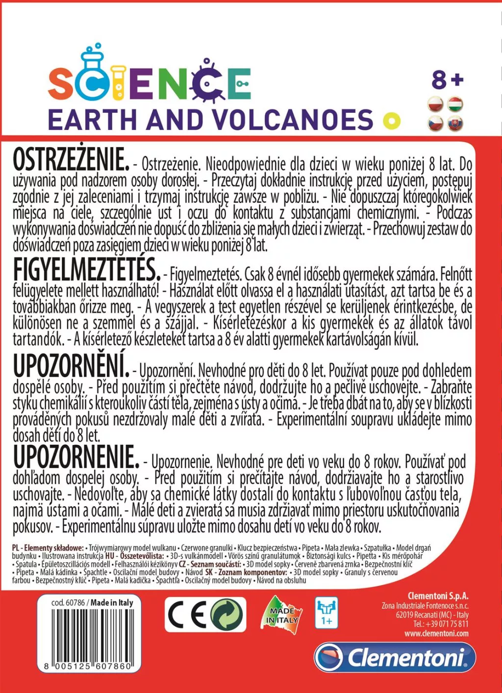 Föld és vulkánok tudományos szett Clementoni - Image 2